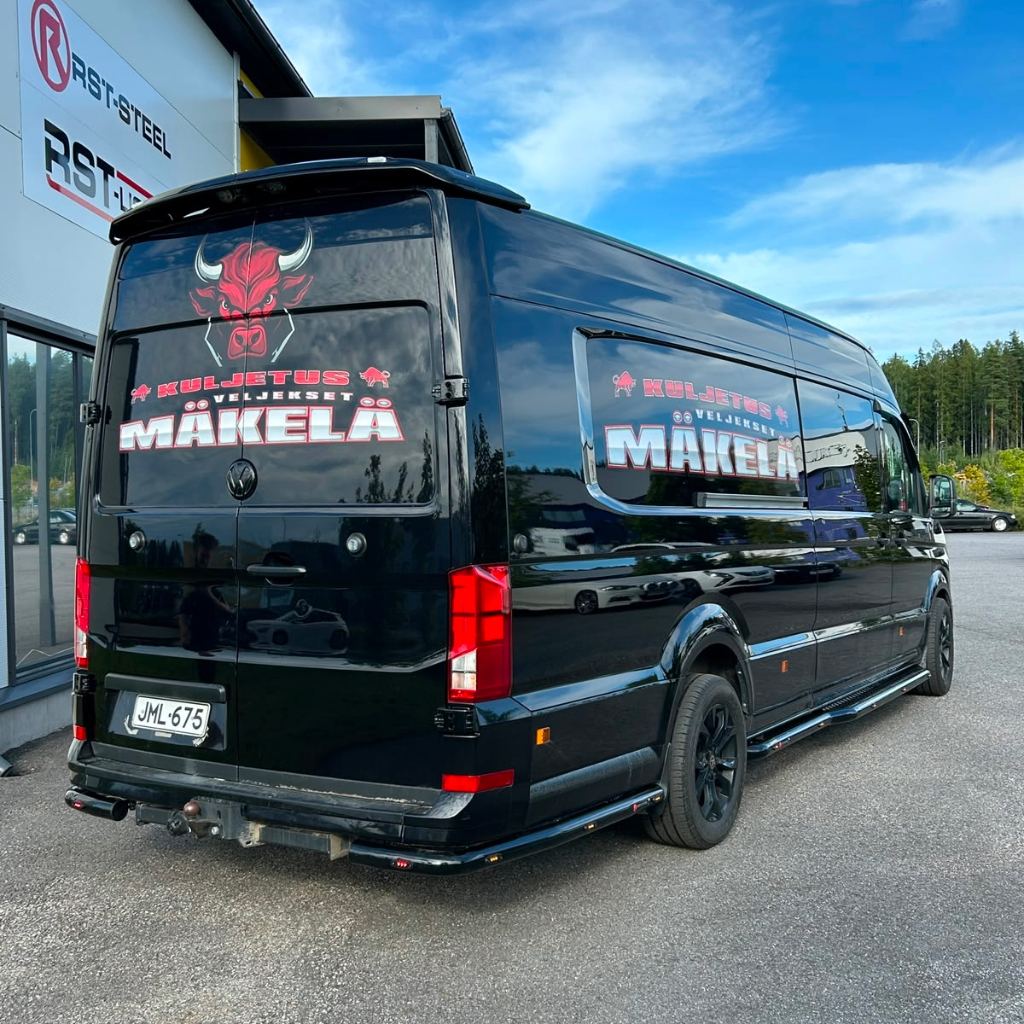 Takakulmaputket ø76mm VW Crafter 2017- pitkä peräylitys - Image 2