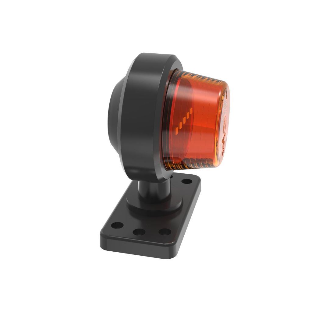 Äärivalo Briodlights - Short rubber arm - Keltainen / 5 LED