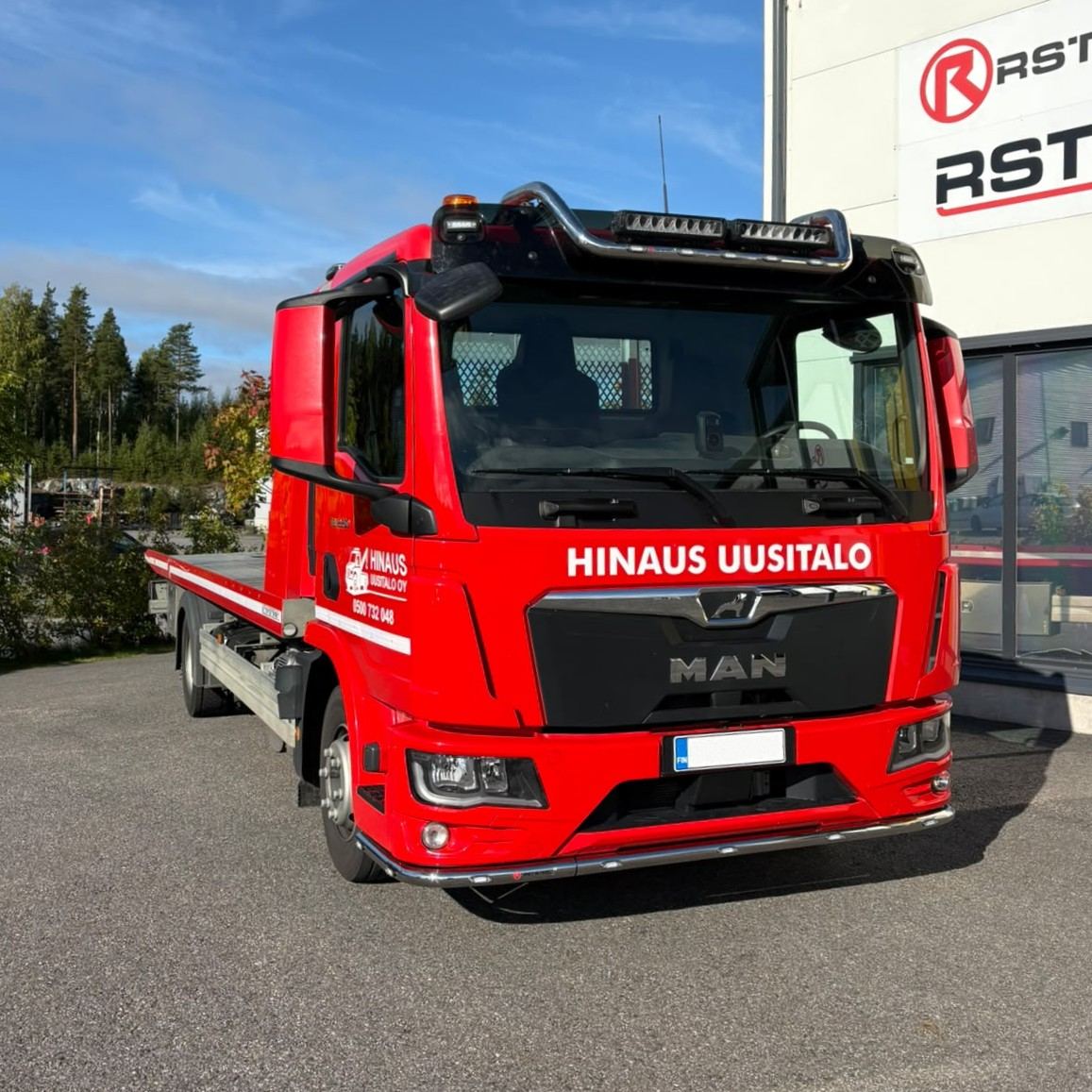 Lisävaloteline katolle (kapea) V19 MAN GN/NN/DN -ohjaamolla